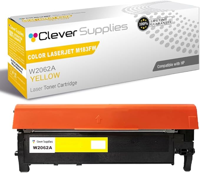 CS Replacement Compatible with HP M183FW Toner Cartridge W2312A to use with M155NWM182N M182NW (Yellow, 1-Pack)