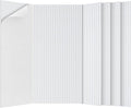 5 Pack Acoustic Panels,47.2x23.6x0.4 inch Acoustic Wall Panels,Large Soundproof Panels,Self-Adhesive Sound Proof Panels for Walls,Acoustic Treatment for Recording Studio&Office,White