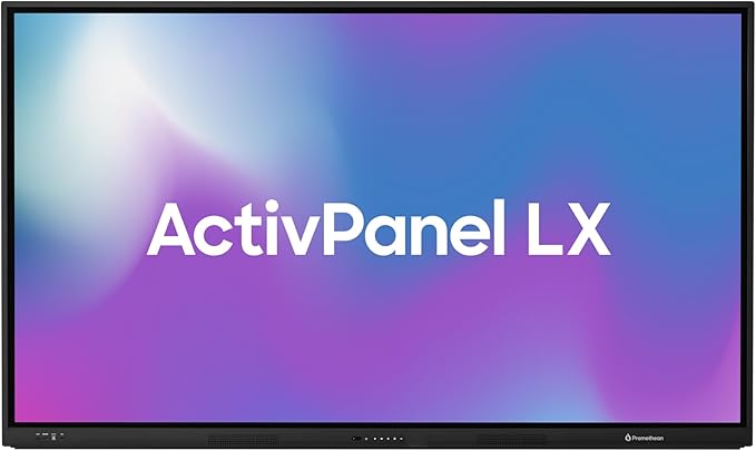 Promethean ActivPanel LX WS Digital Whiteboard for Office or Classroom, 4K UHD, Interactive Display, OS Flexible Device, 3 Year Onsite Support (75")