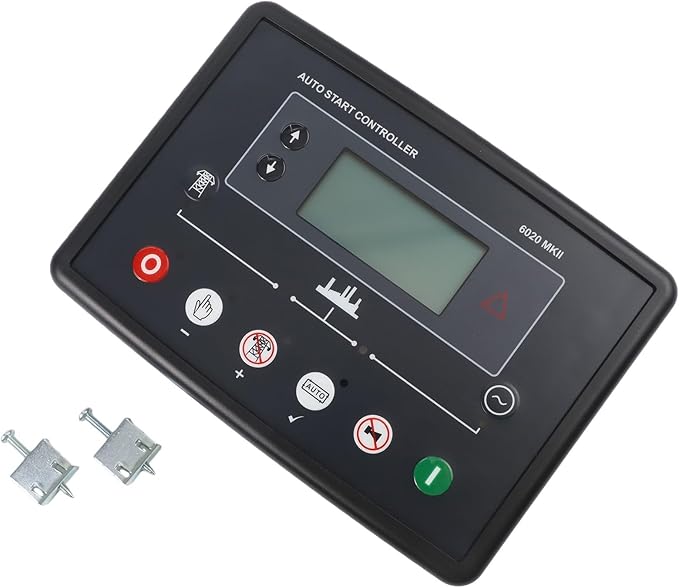 For Deep Sea DSE6020 MKII Generator Control Panel Module, Electronic Controller with LCD Display for Automatic Power Management and Monitoring