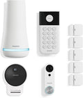 SimpliSafe 9 Piece Wireless Home Security System Gen 3 with Outdoor Camera and Wired Video Doorbell - Optional 24/7 Professional Monitoring - No Contract - Compatible with Alexa and Google Assistant