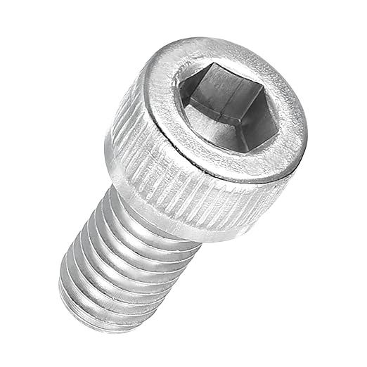 Kozelo 30pcs Socket Head Cap Screws - [M6-1 x 12mm] 304 Stainless Steel Allen Socket Drive for Electrical Motor 3D Printing Fan Engine Replacement Use, Silver