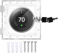 Young Dance Thermostat Lock Box with Key Thermostat Cover Universal Thermostat Lock Box Clear Small Thermostat Guard for Wall Thermostats for All Type Nest Thermostat 4.72''*4.53''*1.97'' or Smaller
