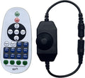 RF Single-Color LED Dimmer Light Controller, Replacement Remote for Neon Signs, Knob LED Strip Dimmer - 23-Key Dimmer with Timer, 12V Compatible Wireless Remote Controller, Custom Neon Remote Control