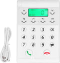 Eujgoov 1000m Distance Wireless Intercom Phone Hands Intercom System Intelligent Networking for Home, Business Office, Classroom, Telephone Audio (White)
