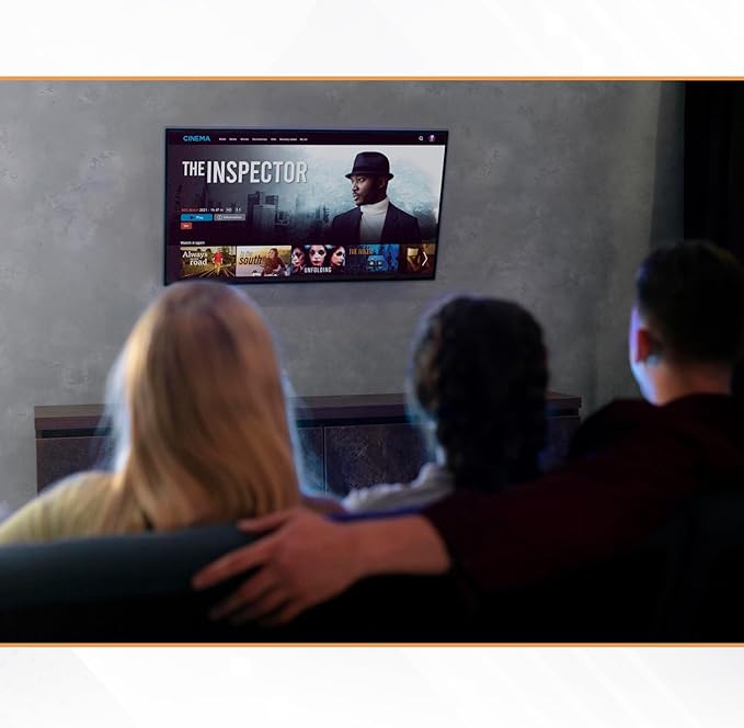 Ultra Slim Tilt TV Wall Mount Bracket for Samsung - 75" Class CU8000 Crystal UHD 4K Smart Tizen TV - UN75CU8000FXZA - Low Profile 1.7" from Wall, 12° Tilt Angle, Easy Install