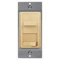 TOPGREENER Kalide Light Switch and 3-Speed Ceiling Fan Control Combo, in Wall Light and Fan Combination Switch, Single Pole, 2.5A, 720W, Neutral Wire Not Required, TGSFS3-GD, Gold