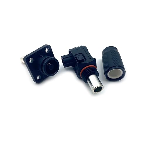 70A-120A 1000V Battery Energy Storage Connector, 10-25mm² High Current Connectors Quick Plug Terminal Black Right Angle Plug and Socket IP67 Waterproof Power Adapter Threaded Wiring