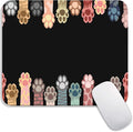Armanza Square Mouse Pad Cute Cat Claw,Personalized Premium-Textured Custom Mouse Mat Design,Washable Mousepad Cloth,Non-Slip Rubber Base Computer Mouse Pads for Wireless Mouse