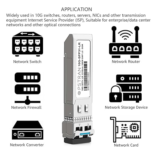 OPSTRAN 10GBASE-ER SFP+ Optical Transceiver Module Compatible with Arista Networks SFP-10G-ER 1550nm 40km DOM Duplex LC SMF