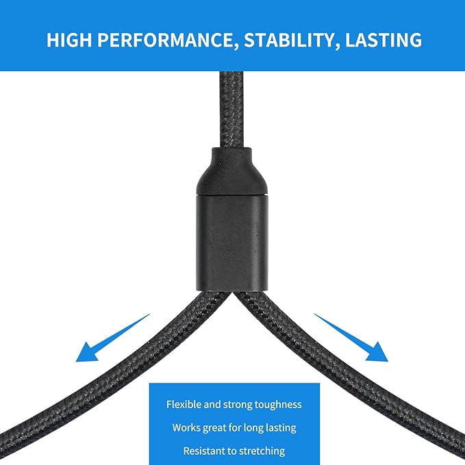 SiYear USB C to Dual XLR Male Audio Cable, Type C to 2 XLR Male Adapter Stereo Power Amplifier Cable for Connecting Smartphones USB C to Active Speaker, Laptops,Mixer Console（3.3FT/1M
