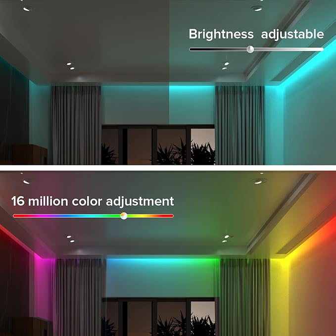 BTF-LIGHTING SP630E Bluetooth Controllers 4 Zones 2.4GHz RF RB3 Remote Kit Support FCOB COB SMD PWM or SPI RGB RGBW LED Strip WS2811 WS2812B WS2814 WS2815 SK6812 IC etc DC5V DC12V DC24V