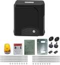GATEXPERT Automatic Rack Sliding Gate Opener Kit- Gear Track Driveway Security Door Operator Hardware with Remotes and Sensor for Slide Gate up to 1300lbs and 40ft (SL1300)