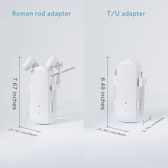 Tripvyantic Automatic Curtain Opener Smart Electric: Remote Control Motorized Curtain Robot for Bedroom Living Room Window - No WiFi Needed - 20KG Load/ 6-Month Battery for Home/Office/Nursery
