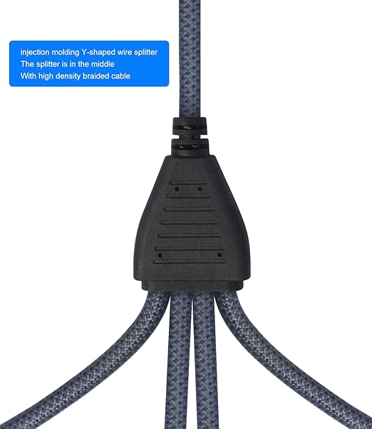 HUALEU 3Pin XLR 1 Male to 4 Female Splitter Cable 2Feet,4WAY XLR Four-Input and one-Output Parallel Connection Adapter,4 Microphone inputs Converted to 1 Output,4 in to 1 Out Aduio Splitter Cable