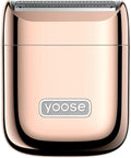 yoose Electric Razors for Women, IPX7 Alloy Body Bikini Trimmer for Women (USB-C, Trimmer Comb, Multi Shaving Modes), Portable Size, Radiant Gold