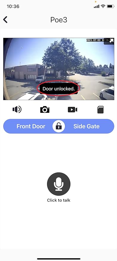 GBF Smart Full IP Video Door Station/Smart Video Intercom System for 4 Unit Apartment (GBF-PL963PM4U-POE)- 1080P Camera, Built in POE, Control Two Locks remotely, Smart Keypad