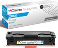 CS Replacement Compatible with HP 206X Toner Cartridge W2111X to use with Color Pro MFP M283cdw M282nw M2255nw M283fdn (Cyan, 1-Pack)