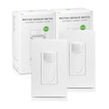 RAYZEEK PIR Motion Sensor Light Switch,Single-Pole Motion Activated Wall Switch, No Neutral Required,On/Off Override,PC Fireproof&UL Listed,2 Pack