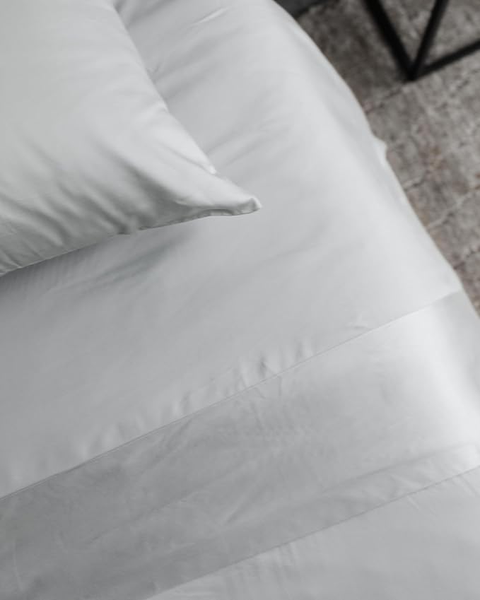 Cozy Earth Luxury Bed Sheet Set - 100% Viscose from Bamboo Fabric, Ultra-Soft & Breathable, Fits Regular & Deep Pocket Mattresses up to 20" - 4 Pieces Full Sheet Set Gray