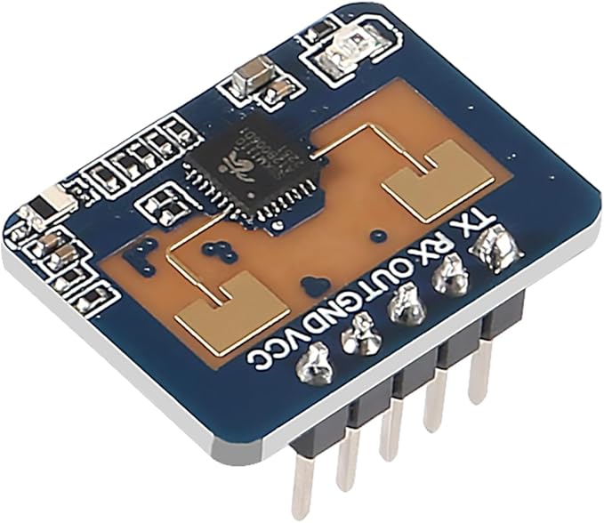 XIITIA 2pcs LD2410C Human Presence Radar Sensor Module HLK-LD2410 Sensor Module LD2410 Millimeter Wave Radar Sensor Module Non Contact 24GHz ISM Band Serial Port IO Level Output