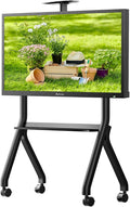 Sylvox Rolling TV Stand for 43-55 Inch Outdoor TVs, Mobile TV Cart Floor TV Stand Max Load 88LBS, 360° Locking Wheels, Max VESA 700x500mm, Not Suitable for Outdoor TVs More Than 55 inches