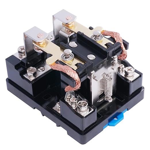 TWTADE/JQX-62F-2Z Coil Voltage DC 24V 80A DPDT Electronmagnetic Relay,High Power Relay DC 24V