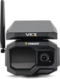 Vosker VKX Farmers Pack Solar 4G LTE Security Camera, Wireless Outdoor Surveillance for Farms, Sheds and Rural Properties, No Wi-Fi Needed, SIM Card Included Night Vision, IP65 Weather-Resistant