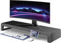 GECKOSTROLL Computer monitor stand Laptop Desk Shelf & Monitor Riser ，27.55 inches,22W charging , 2 USB 3.0 , and 1 USB 2.0， Monitors/PC/Laptop/Computer Space Saver Organizer ，Heavy Duty Gift Gaming Studio Office (USB Hub Fast Charging Version, 700mm)