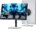 KTC 27 Inch Gaming Monitor 4K, Dual Mode UHD 160Hz & FHD 320Hz, PD 90W Type-C, HDR 400, Fast IPS, 125% sRGB, Adaptive Sync, HDMI 2.1&DP 1.4, Eye Care, Tilt/Swivel/Pivot/Height Adjustment, VESA, H27P6