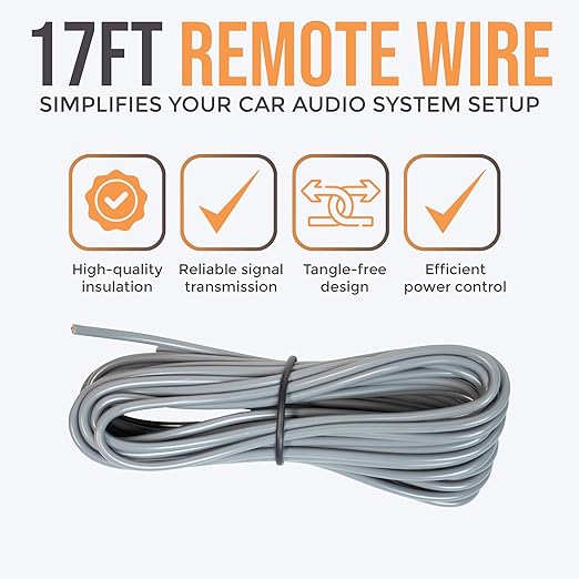 Elite Audio Premium Series Amp Kit Copper Clad Aluminum Wire, Triple-Shielded RCA Cables, High-Power Capacity, ANL Fuse Holder, Car Amplifier Install Kit (0 Gauge (Dual Amp))