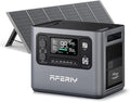 AFERIY P280 2800W Portable Power Station with 400W Solar Panel, 2048Wh LiFePO4 Battery,Expandable to 10kWh,1800W AC Charging Less 38 mins,UPS Solar Generator for Home Use,Power Outages,Camping,and RVs