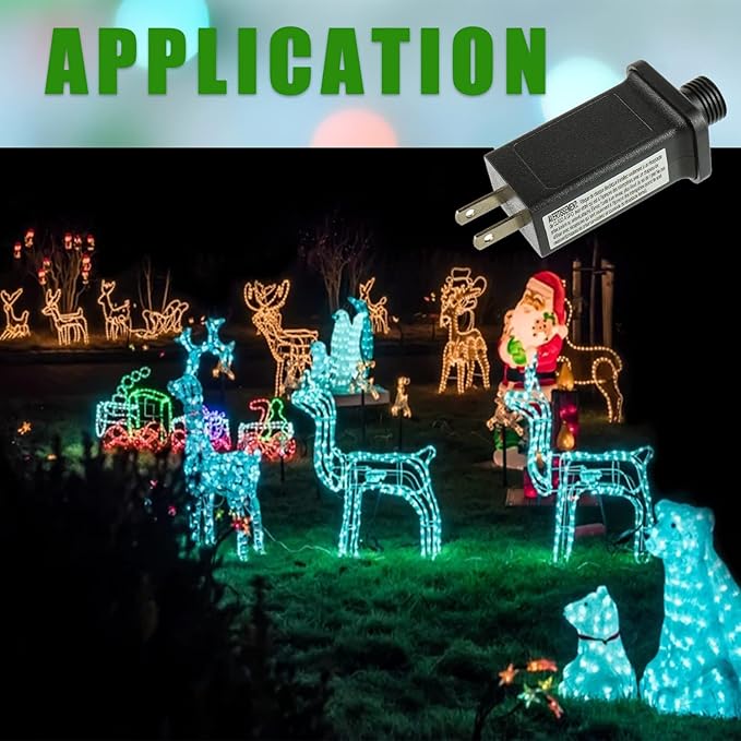 SIGANDG 12V 15W LED Transformer Replacement Class 2 Power Supply for Christmas String Light Inflatable Decorations LED Controller IP44 Waterproof Low Voltage