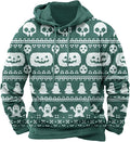Halloween Hoodie Men Graphic Pumpkin Ghost Printed Sweatshirt Casual Trendy Long Sleeve Halloween Hooded Tops with Pockets