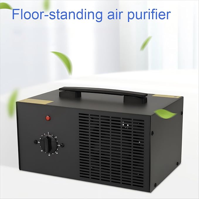 Industrial Ozone Machine 16000mg/h High Output Air Cleaner, Removes Odors, for Smoke, 60-Min Timer for Large Spaces, Ideal for Commercial & Home Use