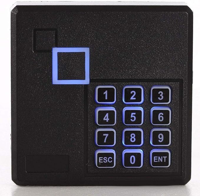 MENGQI-CONTROL TCP/IP One Door Card/Fob/PIN Code Access Control Track History Records Door Entry System Magnetic Lock Keypad Reader Metal Exit Button 110V Power Supply