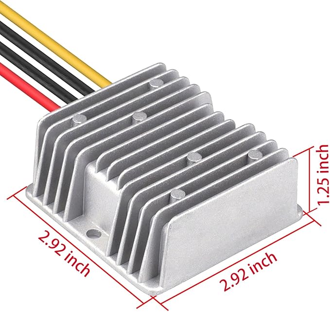 Cllena DC 40V-90V to 24V Converter Voltage Regulator Reducer 48V 60V 72V Step Down to 24V 10A 240W Converter Waterproof Buck Transformer Power Supply for Golf Cart Club Car LED Light