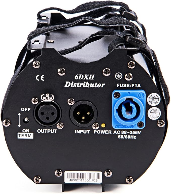 MFL. DMX Splitter with One Input 6-Way Distributor 3-Pin Xlr Separate Dmx Signal Amplifier System