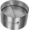 Draft Blocker 6'' Inch - Backdraft Damper - Draft Stopper - Backflow Preventer - Inline Fan Vent Deflector - One-Way Airflow Ducting - Dryer Duct Connector with Backdraught Flap