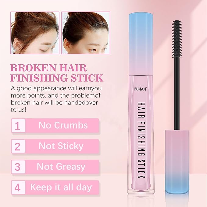 PasaRose Hair Wax Stick Set (3 Pcs) - Edge Control, Styling Stick for Baby Hair and Wigs, Frizz-Fixing for Slick Finish