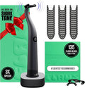 FLAUS Electric Flosser (Oprah's List, Shark Tank) 3 Speeds + 135 Refill Heads Variety Pack (Extra Strong Woven & Gentle Gliding) Water Flosser Alternative, Dentist Tooth Flossers Dental Floss Picks