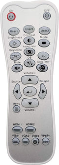 INTECHING BR-3003B Projector Remote Control for Optoma GT1080Darbee, GT1080, HD141X, HD142X, HD143X, HD144X, HD26BR, HD27, HD27HDR, HD28DSE, HD29Darbee, HD39Darbee, UHD40, UHD50, UHD550X, UHD60, UHZ65