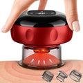 Cakoutanb Smart Cupping Therapy Massager, 7 in 1 Red Light Cupping Therapy Set with 2 Modes for Targeted Pain Relief, Muscle Soreness,Tighter Skin, Cupping Kit with 12 Levels Suction and Heat,1 Pack
