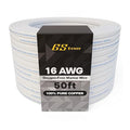 GS Power 50 Ft Duplex Marine Wire, 16 Gauge Wire, Oxygen-Free Tinned Copper 16 AWG Electrical Boat Wiring, Sheathed Copper Marine Grade Electrical Cable for Boat Automotive RV Camper Trailer