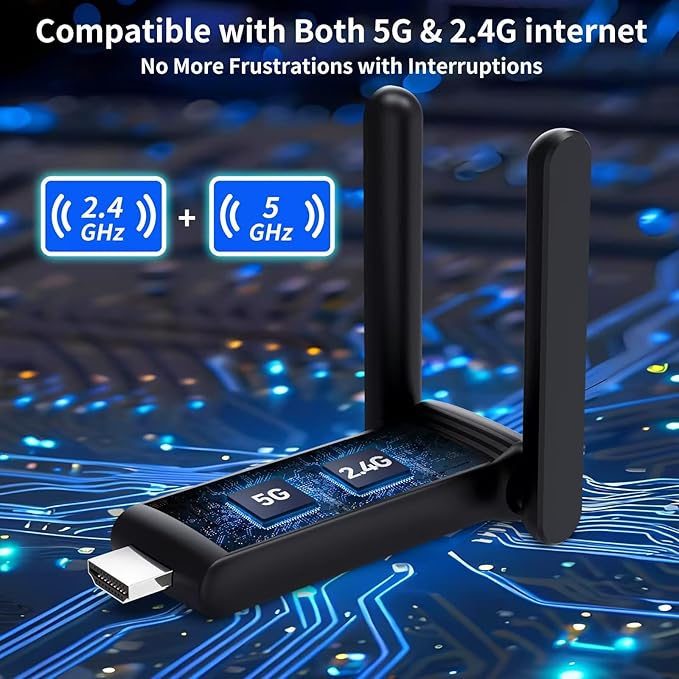 Wireless HDMI 3 Receivers and Transmitter,50M/165FT,No Hot,Plug and Play,2.4/5.8GHz Wirelessly Stream to Multiple TV/Projectors,USB-C Wireless HDMI Splitter for MacBook/Camera/Laptop