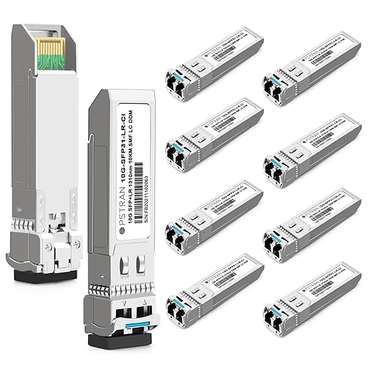 OPSTRAN 10GBASE-LR SFP+ Optical Transceiver Module Compatible with Cisco SFP-10G-LR SFP-10G-LR-S SFP-10G-LR-X 10G SFP+ LR 1310nm 10km DDM Duplex LC SMF 10 Pack