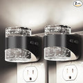 L LOHAS LED Night Light, 2 Pack 5000K Bubble Night Lights Plug into Wall, Acrylic Night Lights with Light Sensor, Adjustable Brightness,Soft White Plug in Nightlights for Rooms Bathroom Hallway