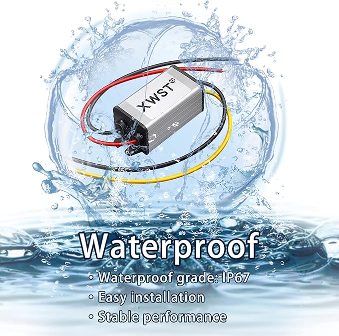 DC to DC 24V to 12V Step Down Voltage 12Volts Regulator Buck Converter Output 1A 12W Power Converter Module (1A)