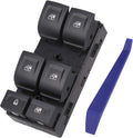 Obaee Window Switch Power Control Button Compatible with 2014-2021 Chevy Silverado 1500, Chevrolet Silverado & GMC Sierra 2500 HD 3500 HD, Colorado & Canyon, Replace OEM 23427098 DWS1778 12 Pins