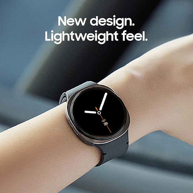 Samsung Galaxy Watch 8 (2025) 44mm Bluetooth Smartwatch, Cushion Design, Fitness Tracker, Sleep Coaching, Running Coach, Energy Score, Heart Rate Tracking, Graphite [US Version, 2 Yr Warranty]